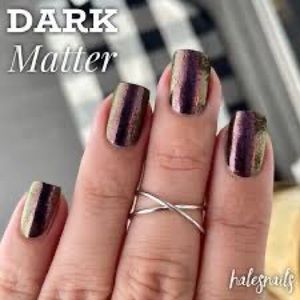 🌸Sale:3/$30🌸 Color Street Nail Polish Strips. Shade: Dark Matter. NWT.